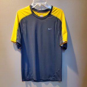 NikeFit Gray and Gold Tee